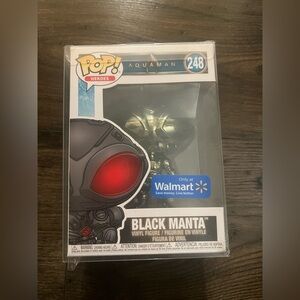 Funko Pop Heroes Aquaman Black Manta Metallic Good 248 Vinyl Figure,Brand New